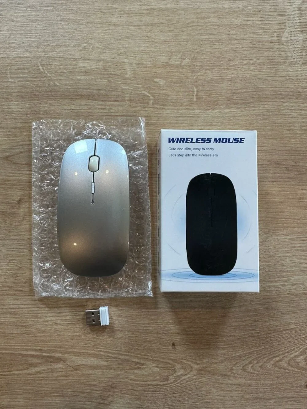 Silver Bluetooth Wireless Mouse